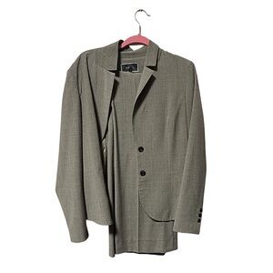 Le Chateau Tan Blazer and Pants Set